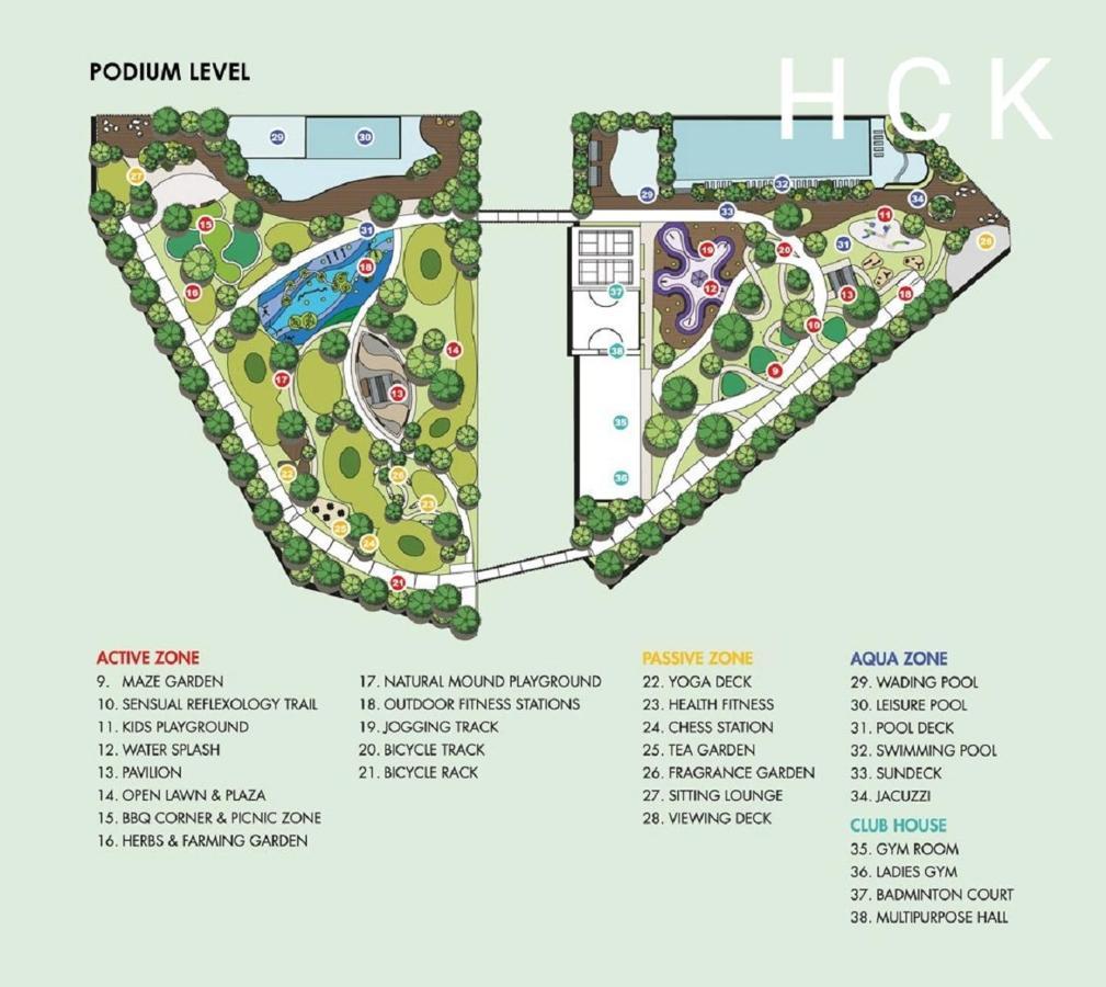 Apartment Sky View At M-vertica By Hck *